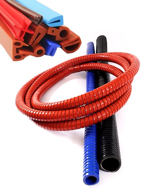 Silicone Tubes, Hoses & Extruded Profiles
