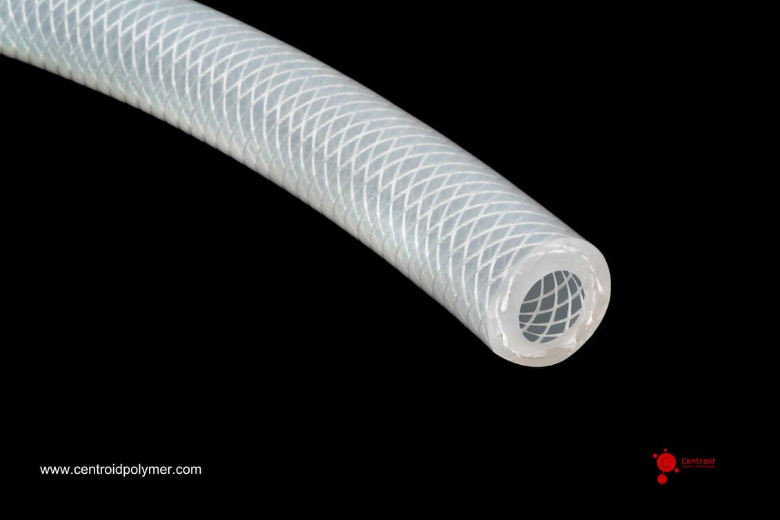 silicone braided hose cross section
